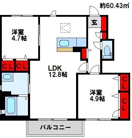 フォレスト　XI 間取り