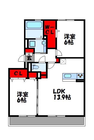 サンフィットハイツ十号館  粕屋町でのお部屋探しは、トーマスリビング粕屋店へご相談下さい