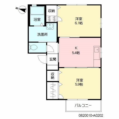 シャーメゾン笹丘 間取り図