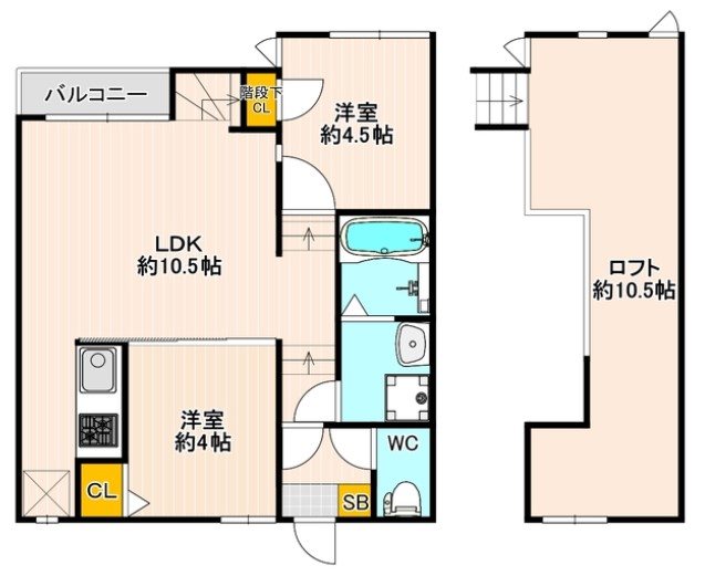 CB箱崎ソルテ 間取り