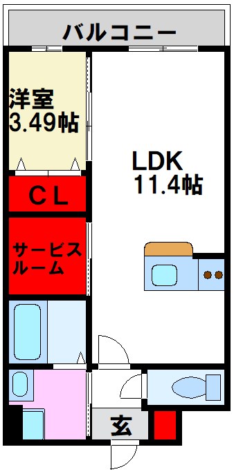 LIFEFIELD二日市南 間取り