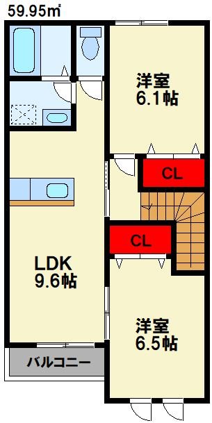 ヴェルジェⅡ 間取り