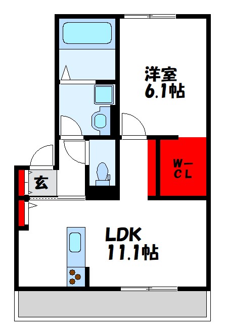エレガンス内橋 間取り