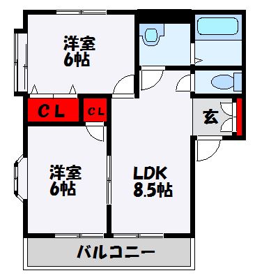 コーポ誠B 古賀市・新宮町・福津市でお部屋を探される際は、トーマスリビングへお気軽にご相談ください。