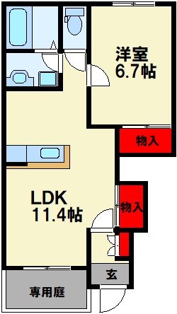 フレンドリー藤 間取り