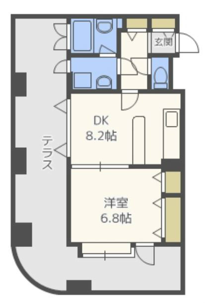 アイビースクエア 間取りです※別部屋参考画像