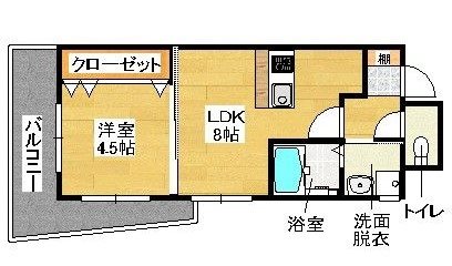 ディアコートパルフェ 間取り