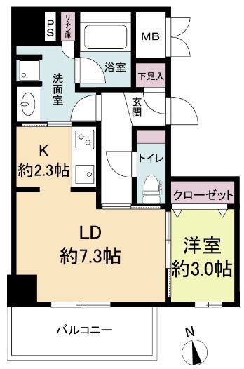ウェルブライト博多ステーション 間取り