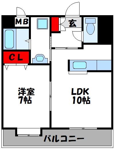 福岡県宗像市田熊４丁目 間取り