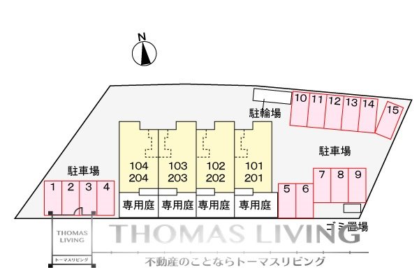 エデウス A・Y 駐車場