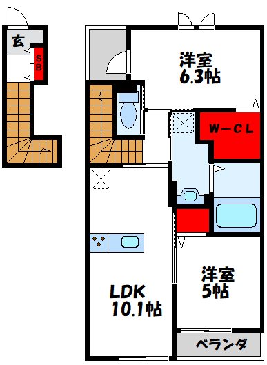 Teruⅽhante赤坂 間取り