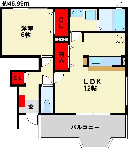 アールフォーレ伊岐須 間取り