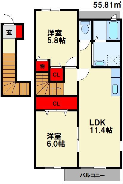ヴェルドミール Ⅲ 間取り