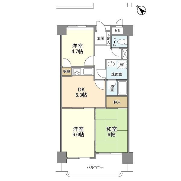 香椎東映マンション 間取り