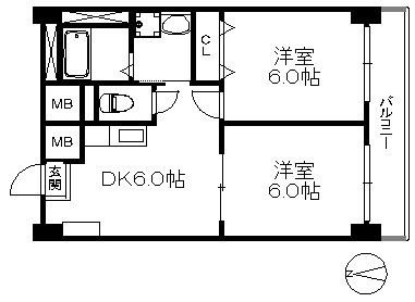 アリエス室見 間取り