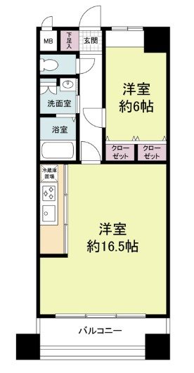 グランパーク天神 間取り