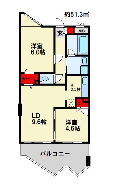 エレガンスコトブキ 間取り　※現状優先