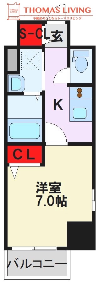 アルファレガロ大橋 間取り　※現状優先