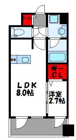グランフォーレ千早マークスクエア　ウエストウイング 反転タイプになります。