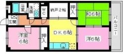 サンヒルズ千早 間取