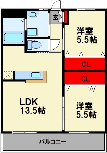 サクラミレ川津 間取り