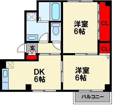 サニーコート A 間取り