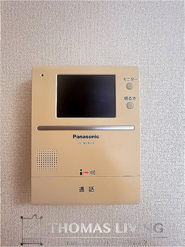 レコルテ モニター付きインターホンで安心です。