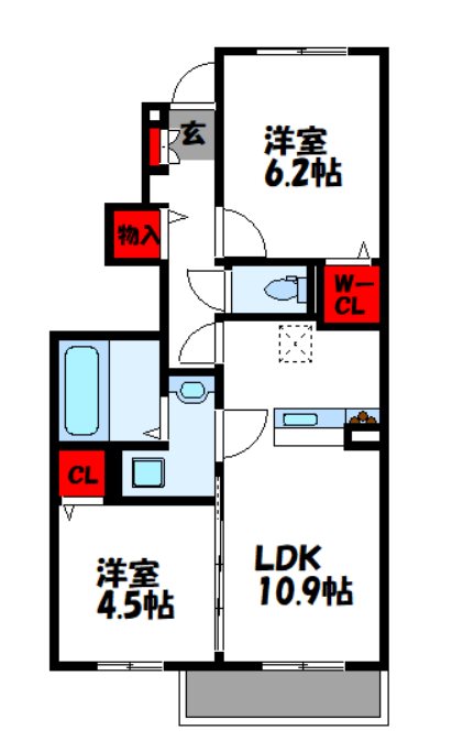 コンフォール　マーク 間取り