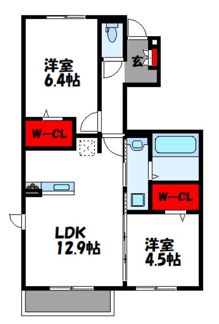 コンフォール　マーク 間取り