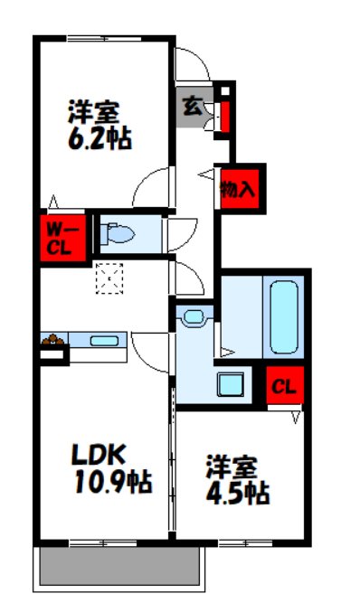 コンフォール　マーク 間取り