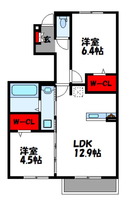 コンフォール　マーク 間取り
