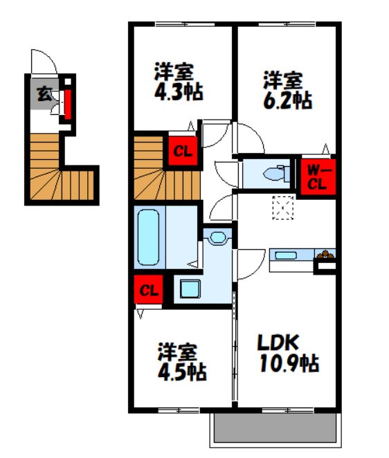 コンフォール　マーク 間取り