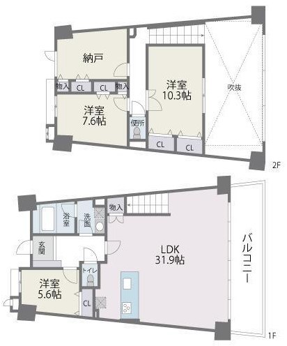福岡県福岡市東区香椎照葉３丁目 間取り図