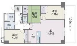 アイランドシティ・インフィニガーデン　サウス棟 間取り図