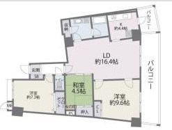 福岡県福岡市東区香椎照葉３丁目 間取り図