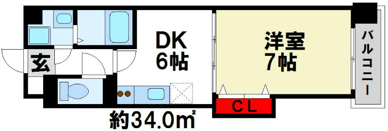 ウイングコート水城 間取り