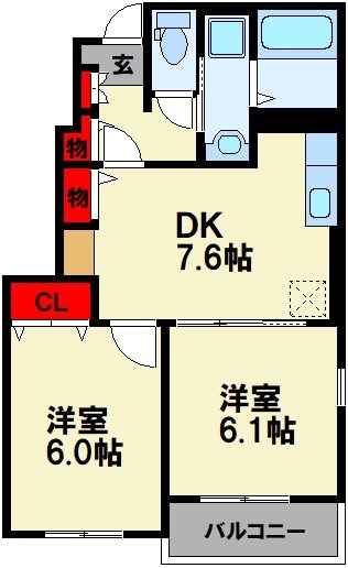 グランツシュティル飯塚  間取り