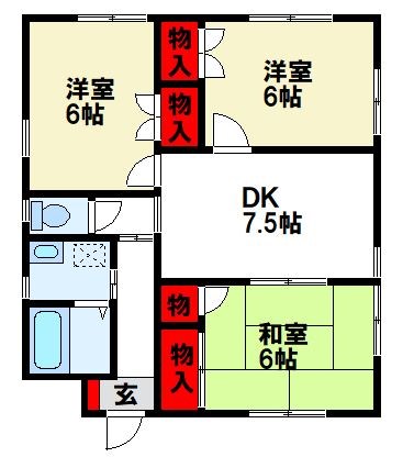 ファミール塔原 間取り