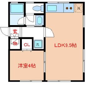 アンソレイエ若宮 間取り