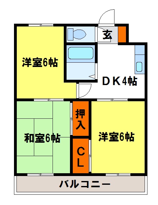 シティハイム筑紫 間取り
