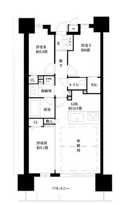 ブライトクロス博多 間取り