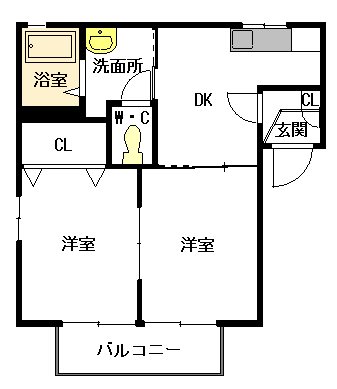 アレズィ七隈 間取図
