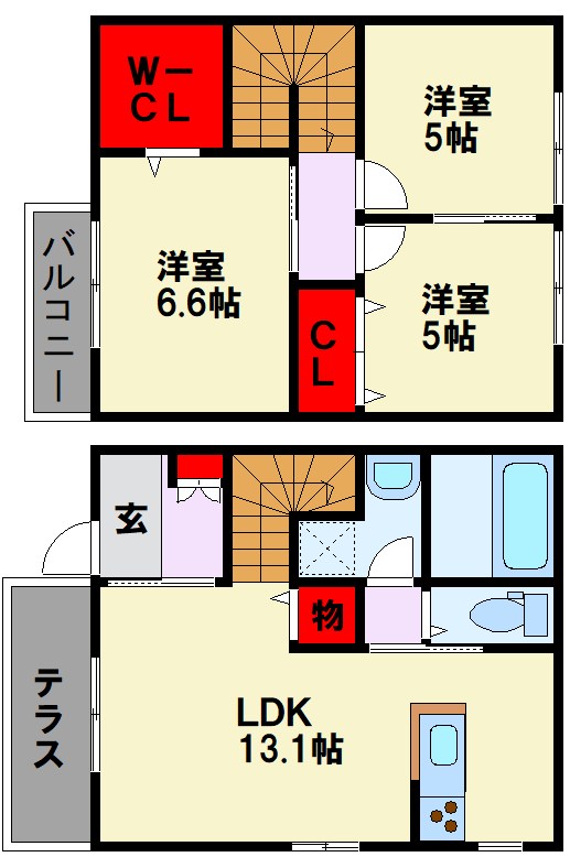 (仮称)パナソニックホームズ 宮ノ陣5丁目戸建て A棟 間取り