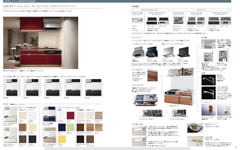 (仮称)パナソニックホームズ 宮ノ陣5丁目戸建て B棟 キッチン 仕様書