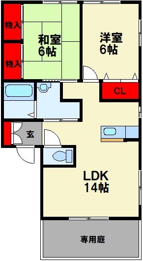 ヴィブレ B棟 間取り