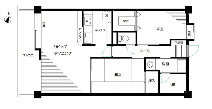 コアマンション井尻 間取り　※現状優先