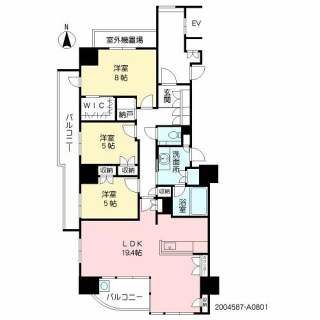 グランドメゾン西新プレイス 間取り