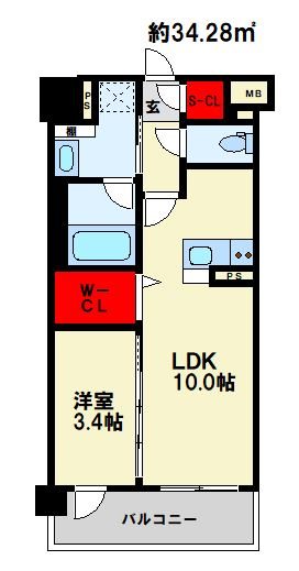 アトリオフラッツ井尻 間取り　※現状優先