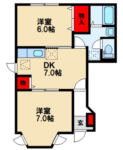 サンベールコガ 敷金礼金ゼロ・連帯保証人不要