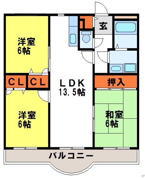 グランドソフィア20 間取図　ファミリーさんにオススメです